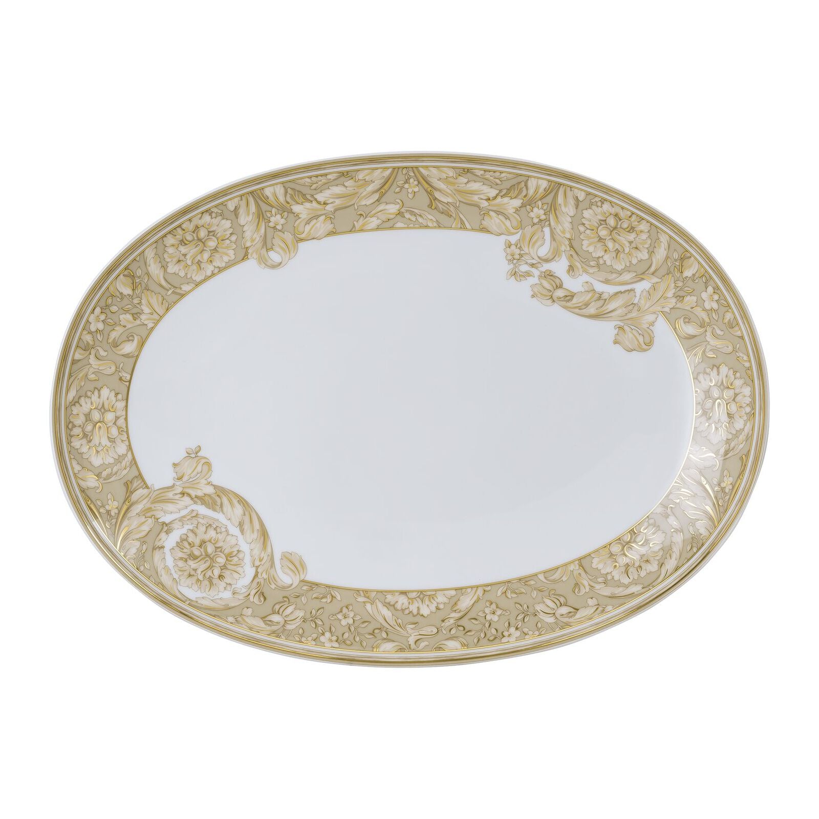 Plat 33cm  - Barocco Beige Versace