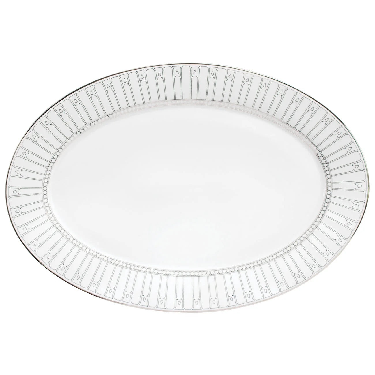 Allegro plat 39cm - Maison porcel  | Porcelaine