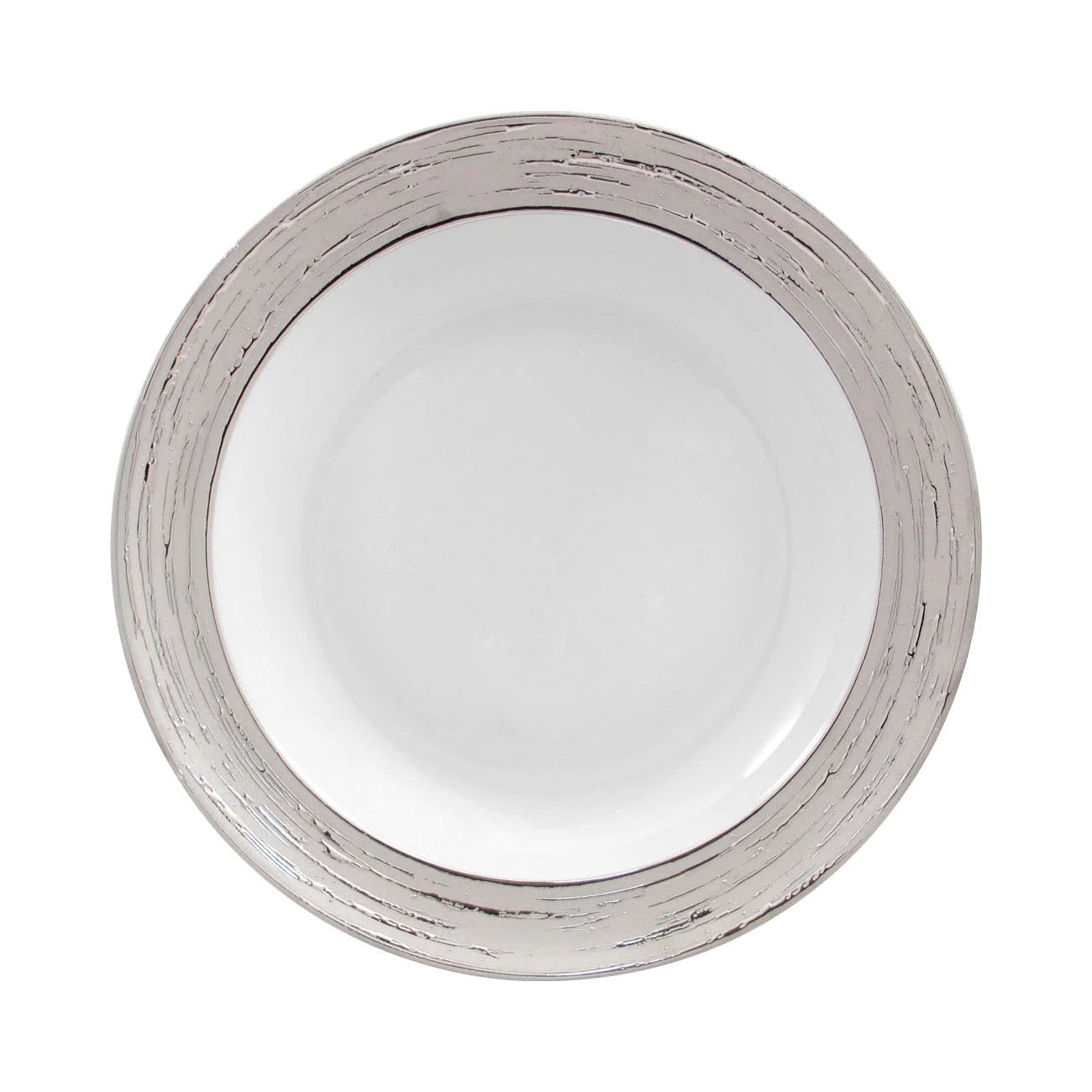 Argentatus plat creux 31cm - Maison porcel  | Porcelaine