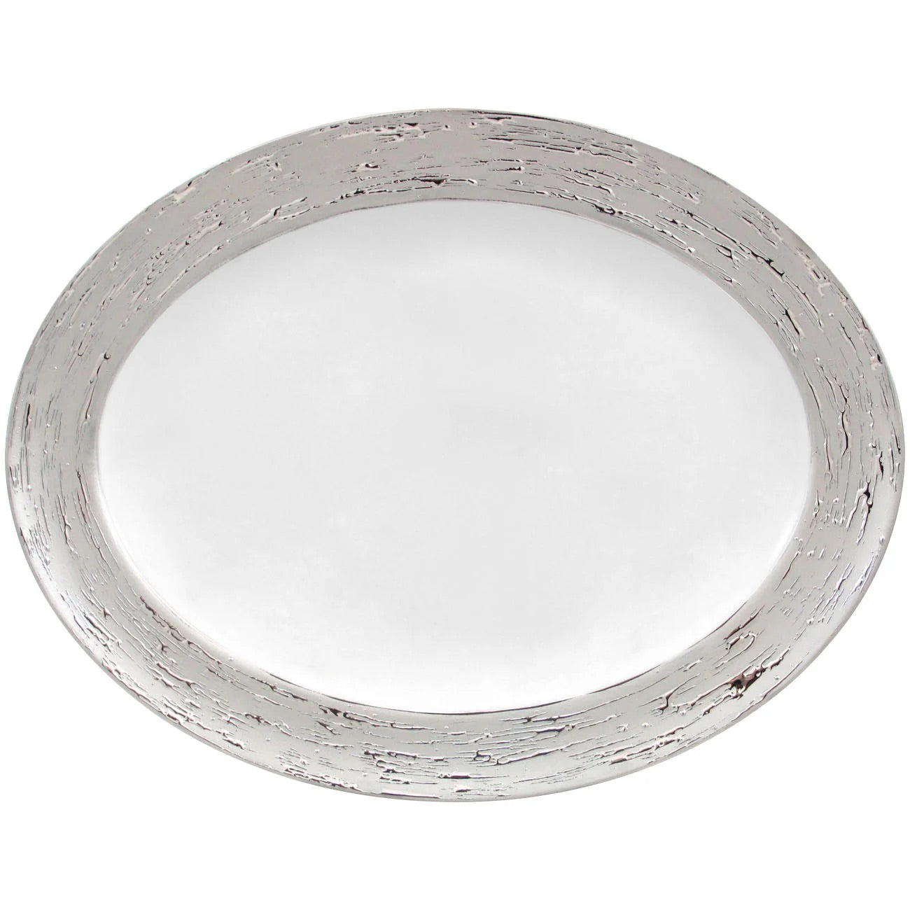 Argentatus plat 39cm - Maison porcel  | Porcelaine