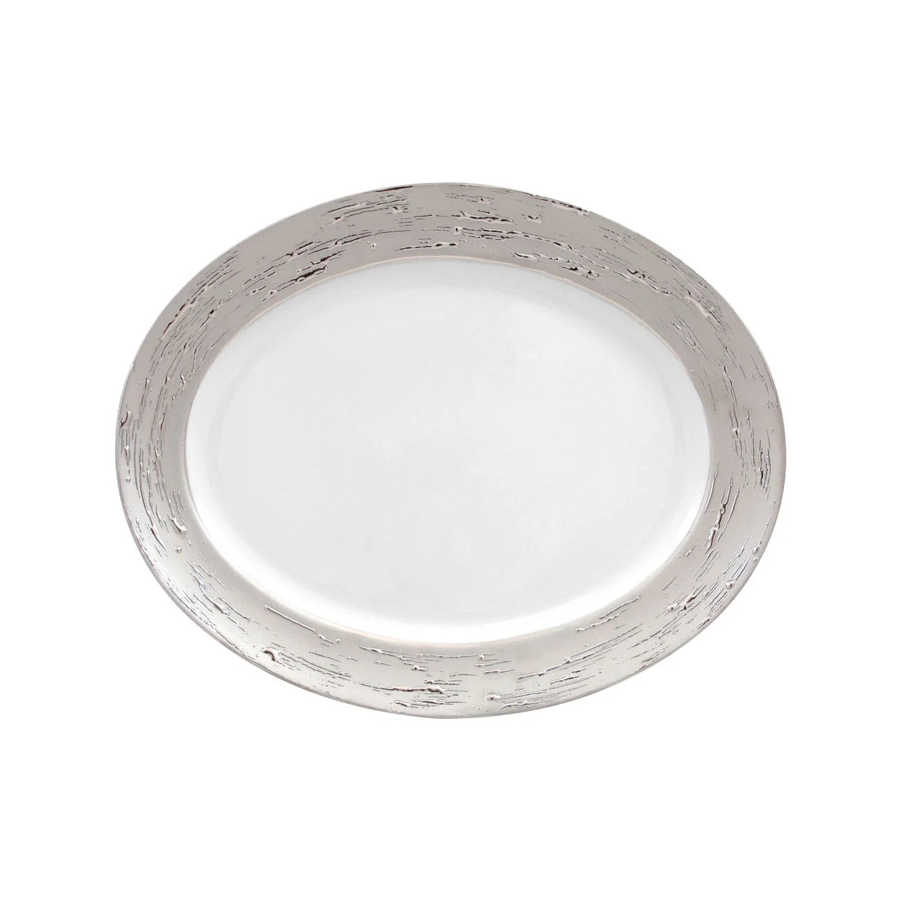 Argentatus plat 29cm - Maison porcel  | Porcelaine