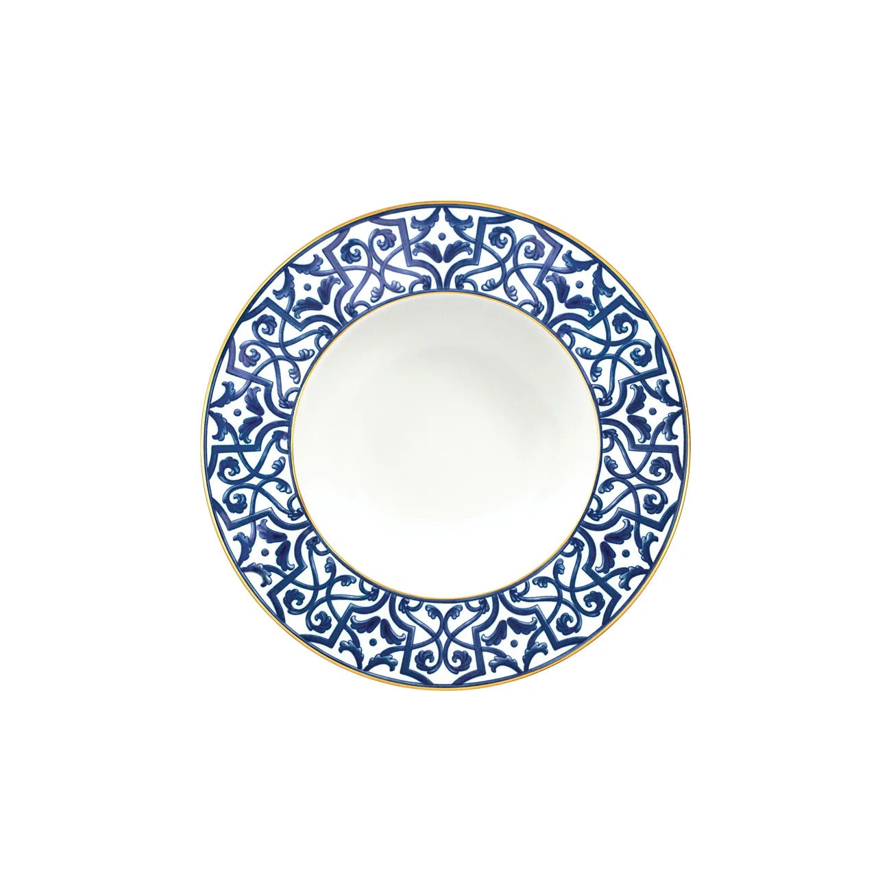 Blue legacy assiette creuse 22cm - Maison porcel  | Porcelaine