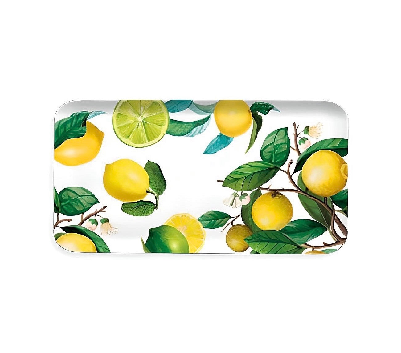 Lemon - rectangular melamine dish