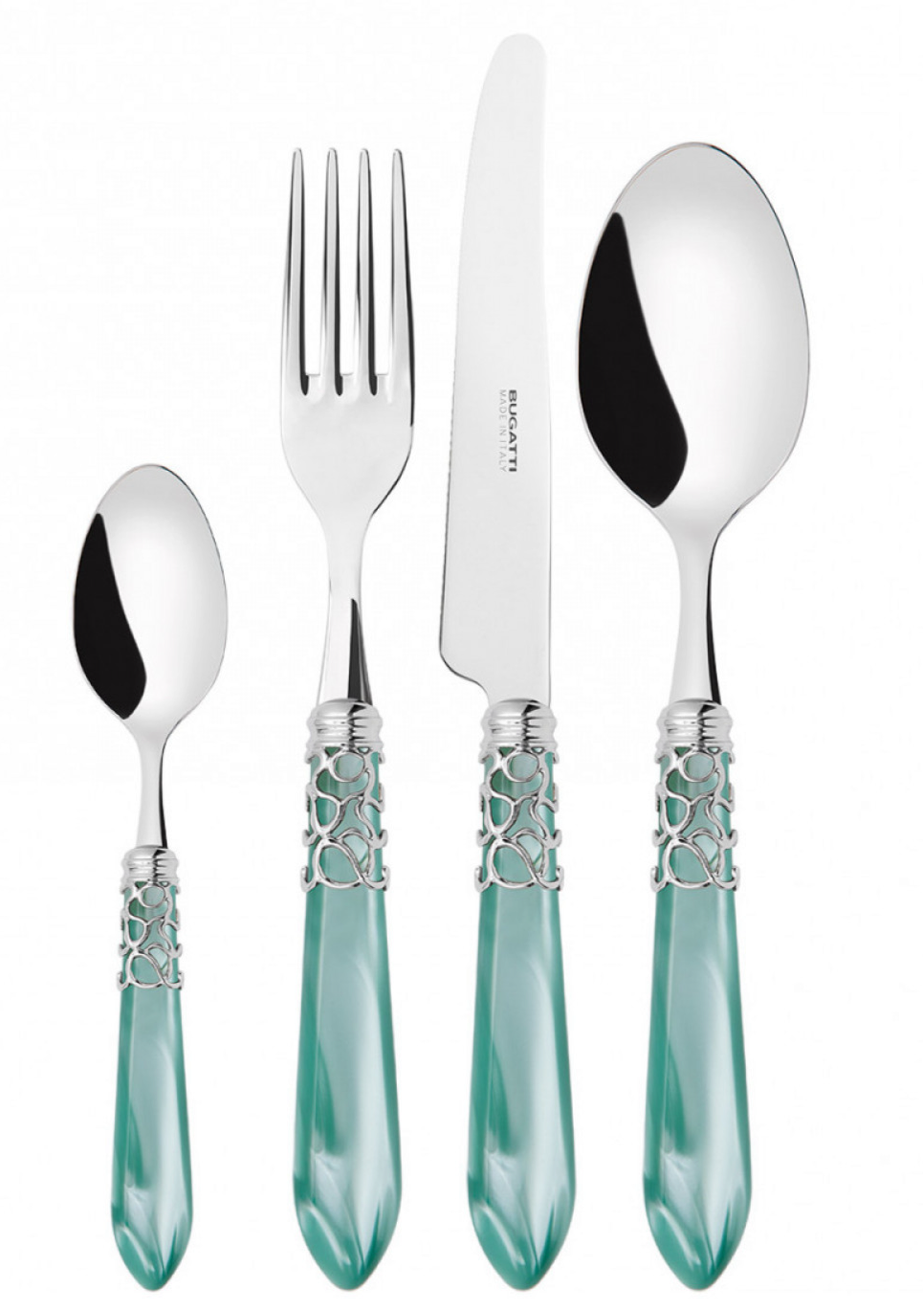Bugatti mélodia vert d’eau argent - Maison porcel  | Porcelaine