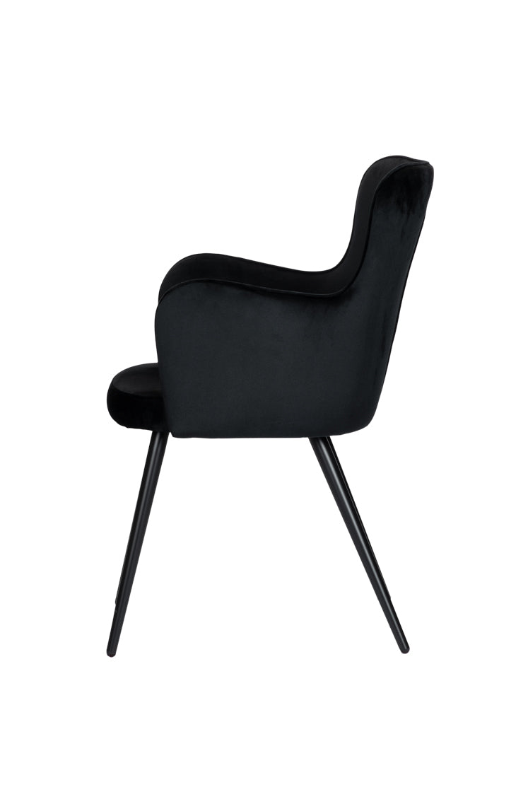 Chaise Bing Noir - Maison porcel  | Porcelaine