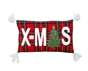 Housse de Noël x-mas 30x50 rouge - Maison porcel  | Porcelaine