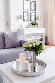 Vase Majestic 25cm plaqué argent