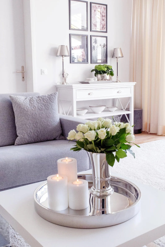 Vase Majestic 25cm plaqué argent