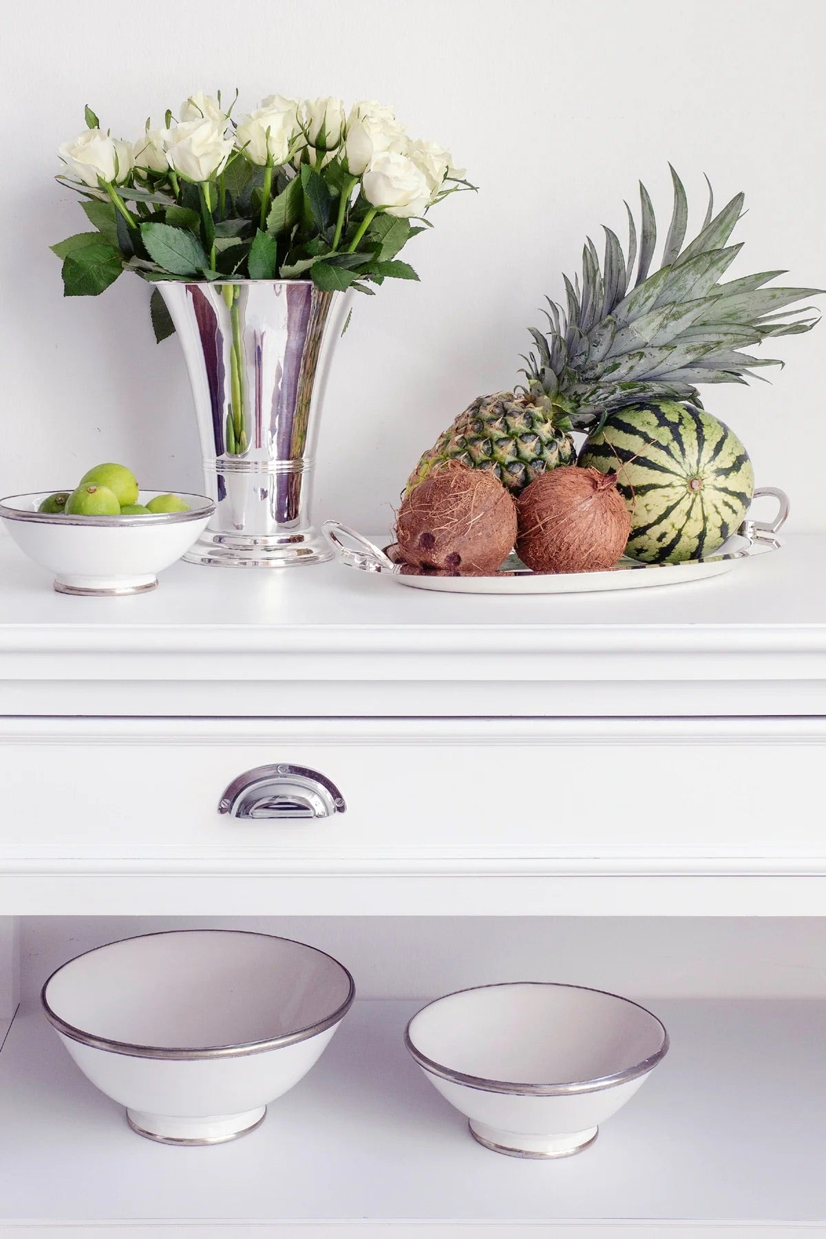 Vase Majestic 15cm plaqué argent