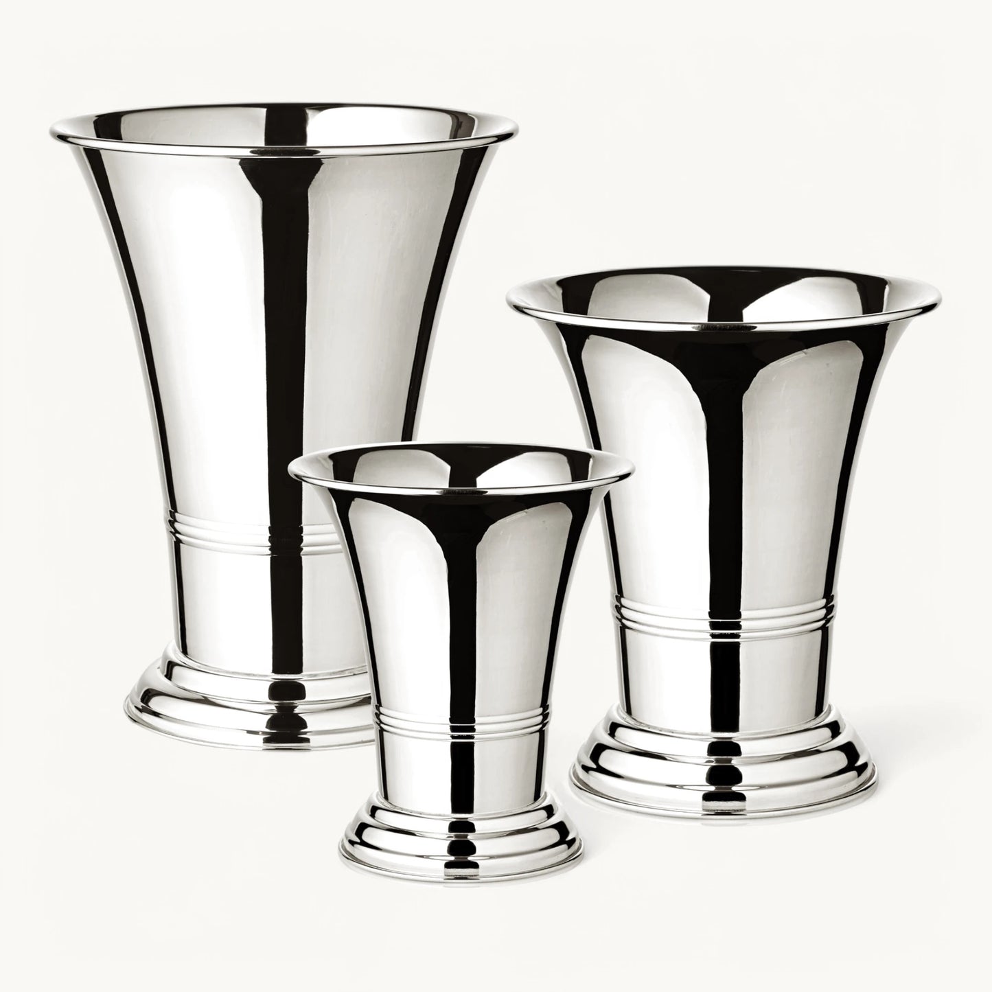 Vase Majestic 15cm plaqué argent