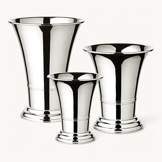 Vase Majestic 15cm plaqué argent