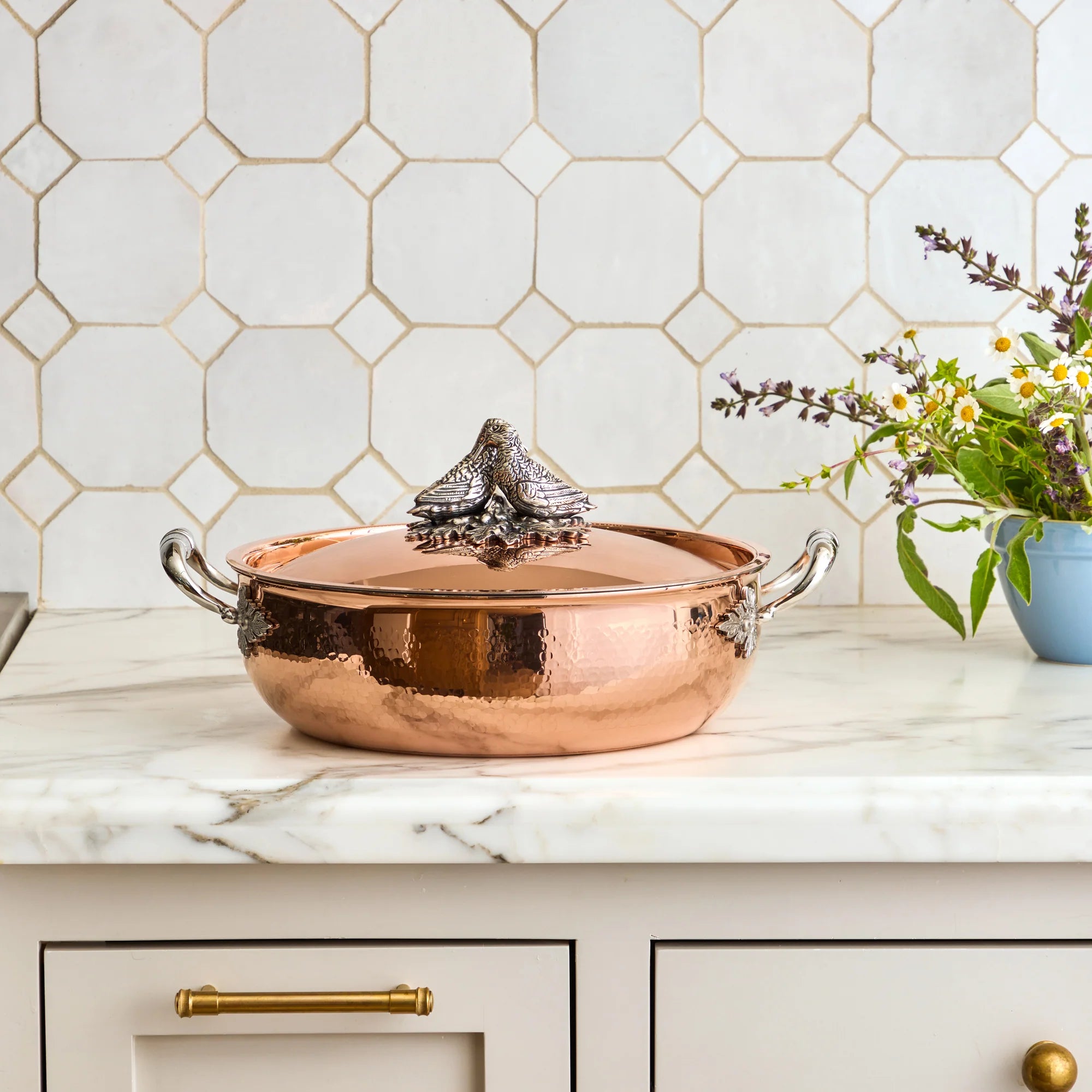 Casserole 28 cm - Opus Cupra ruffoni Lovebirds