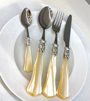 Ginevra argent ivoire - Maison porcel  | Porcelaine