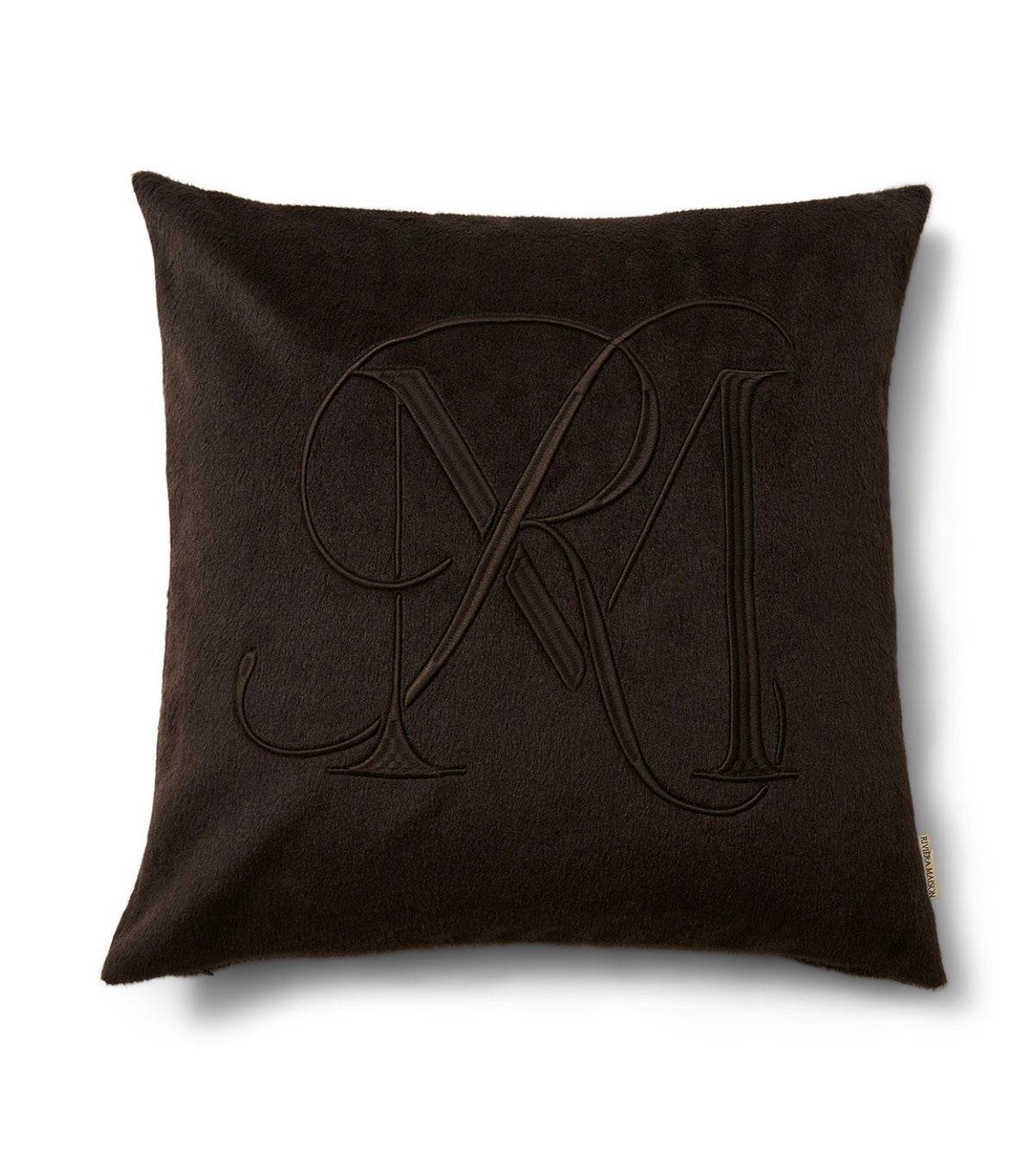 Coussin RM château marron - 60cm