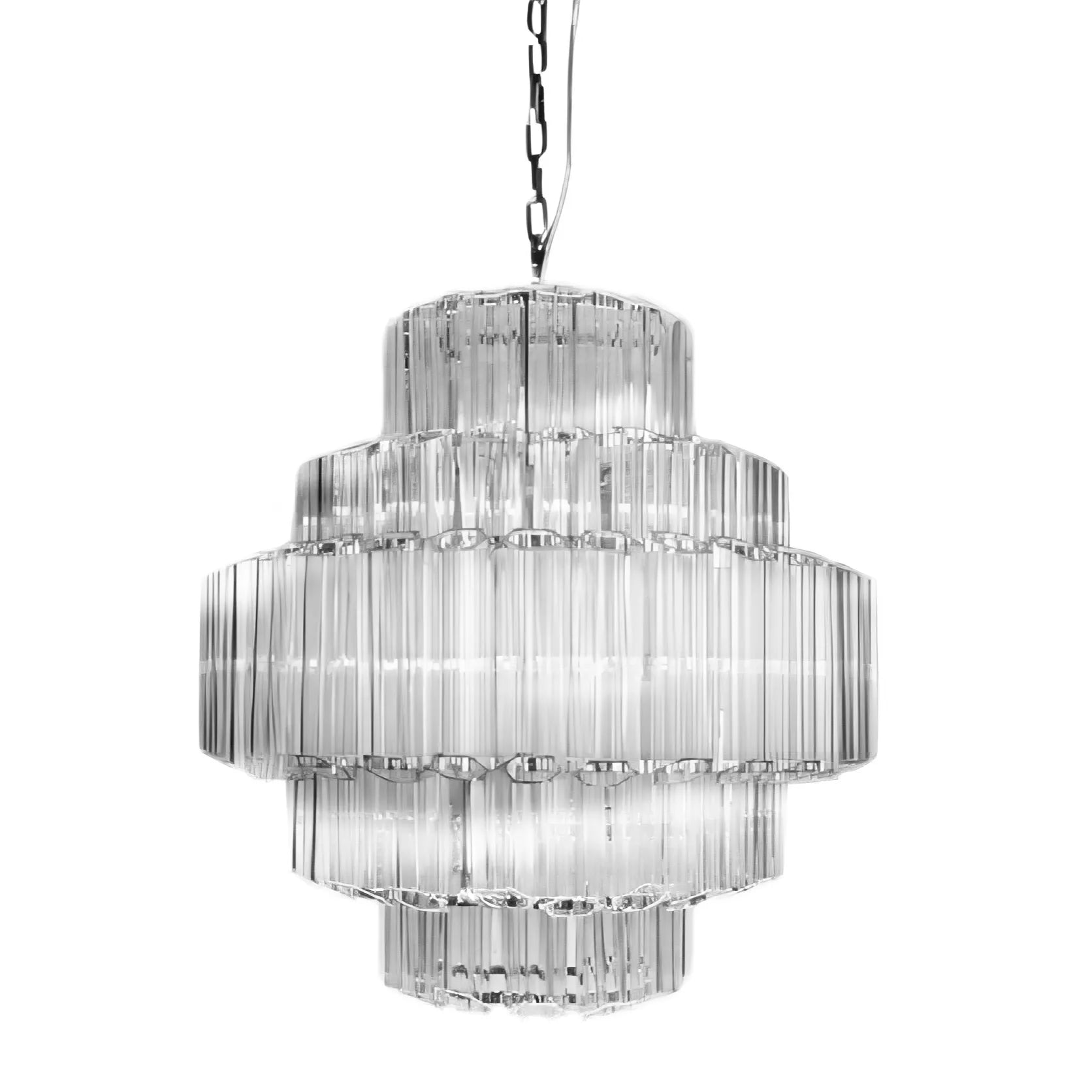 Plafonnier Castelli clair H.83cm - Maison porcel  | Porcelaine
