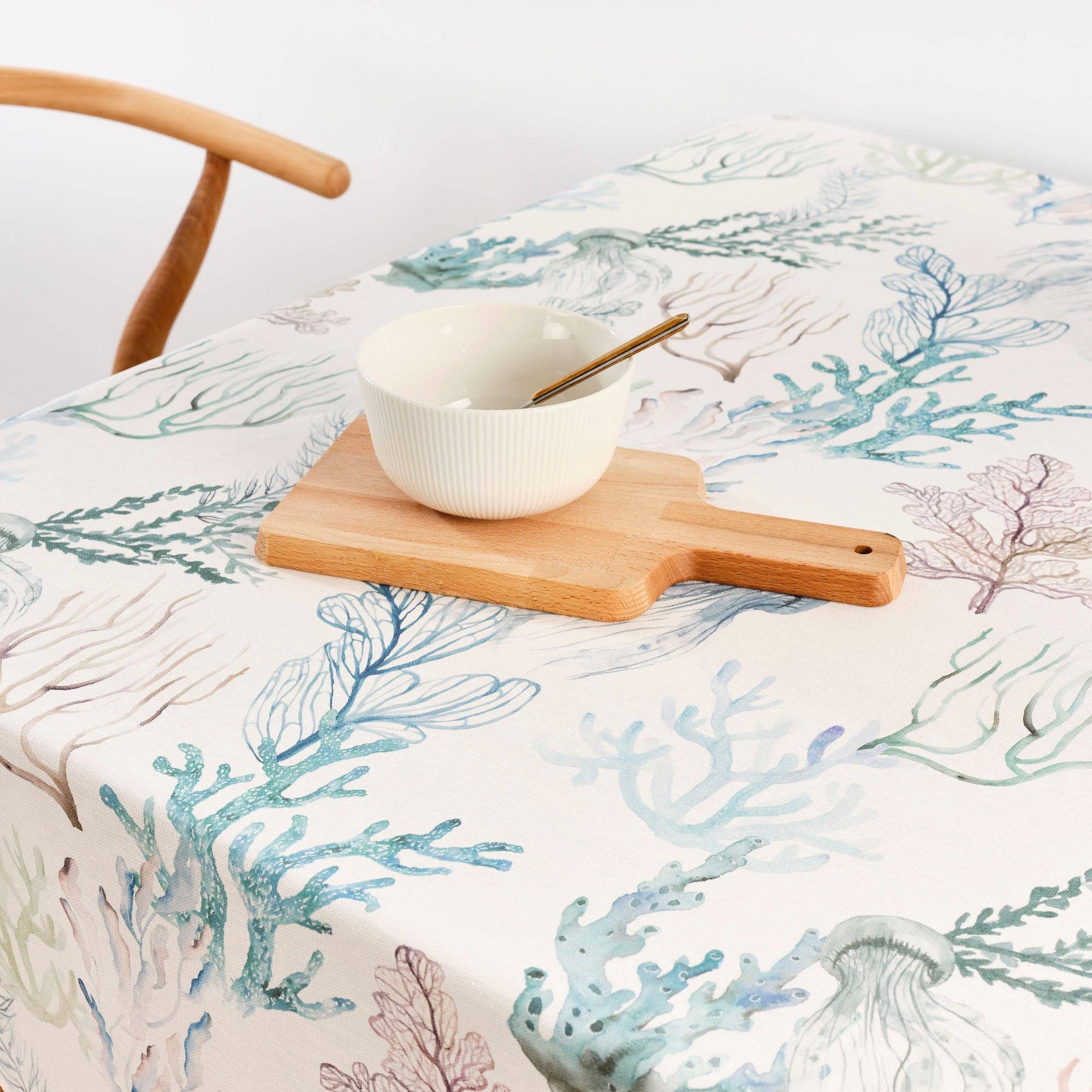 Nappe anti taches 200 x 140 cm - Corail