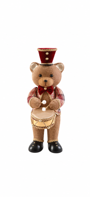 Ours Tambour de Noël – 45 cm
