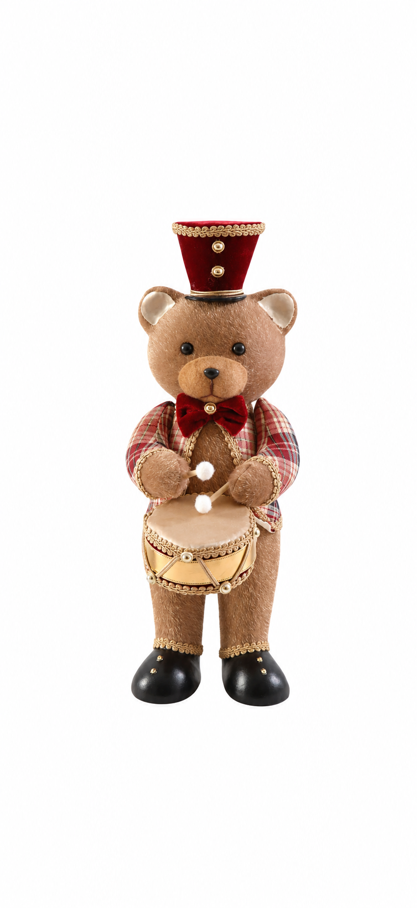 Ours Tambour de Noël – 45 cm