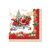 Paquet de 20 serviettes en papier CHRISTMAS MEMORIES - Maison porcel  | Porcelaine