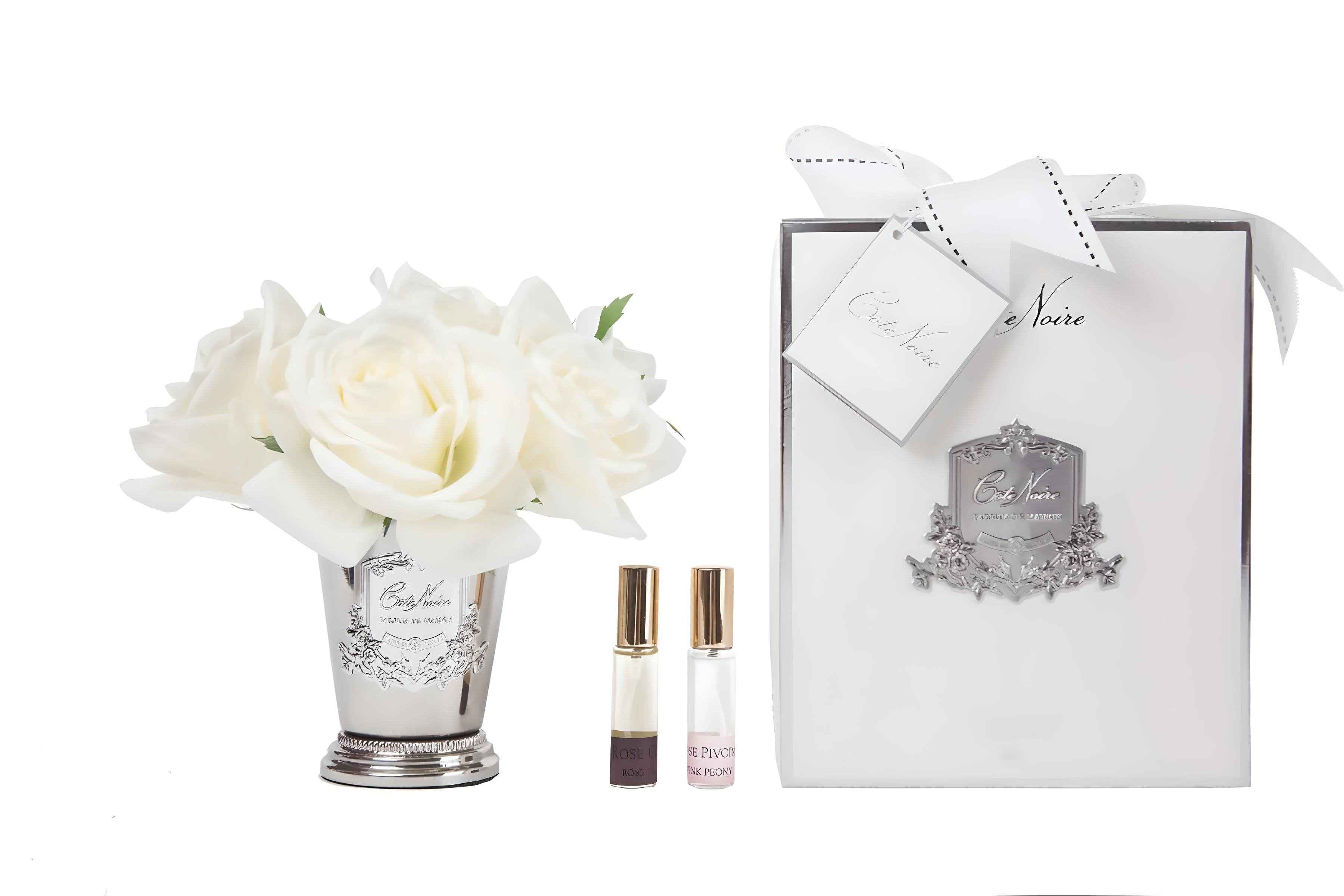 Bouquet seven argent blanc - Maison porcel  | Porcelaine