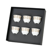 Set de 6 tasses à expresso  - Barocco Beige Versace