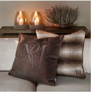 Coussin RM château marron - 60cm