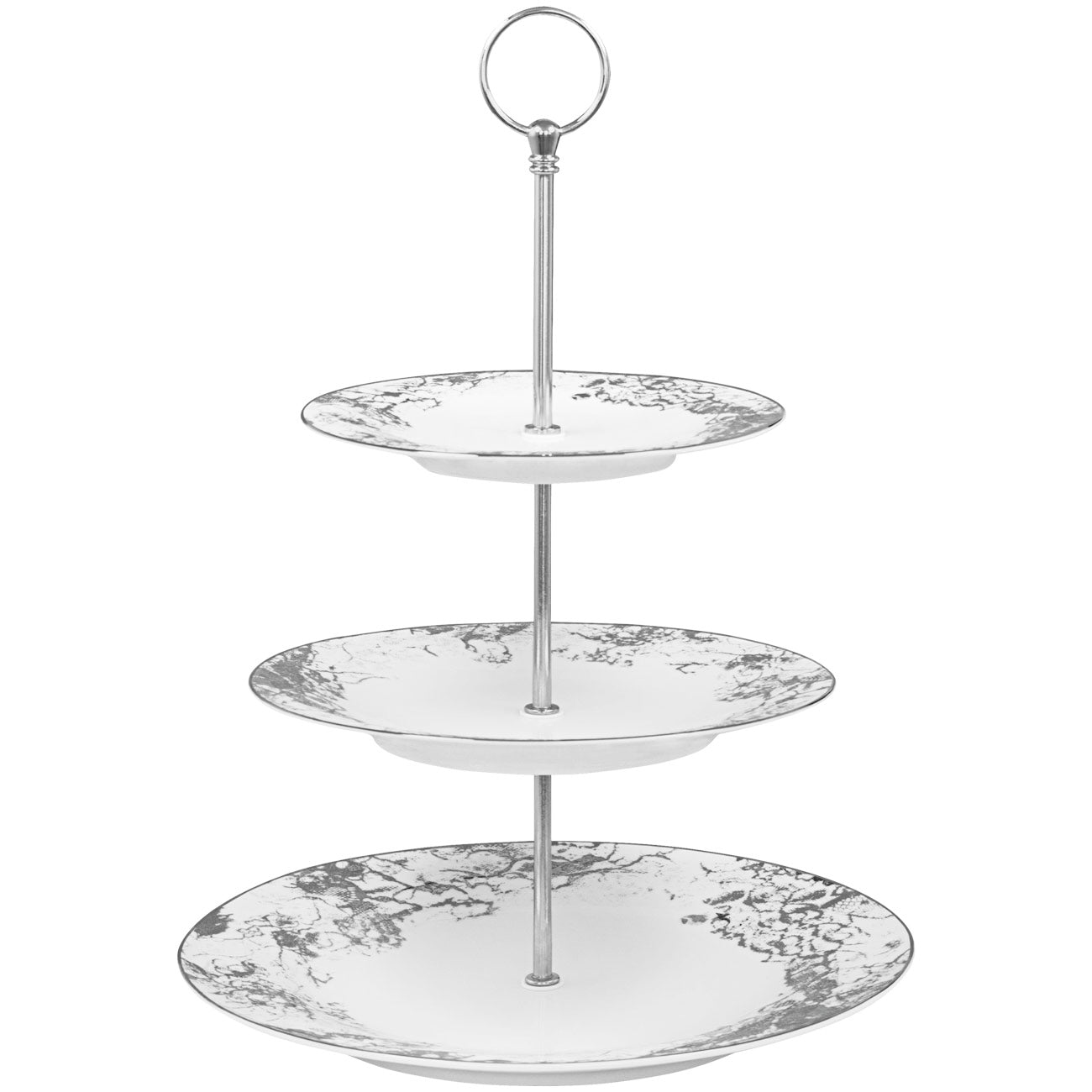 Belle époque argent plat 3 étages - Maison porcel  | Porcelaine