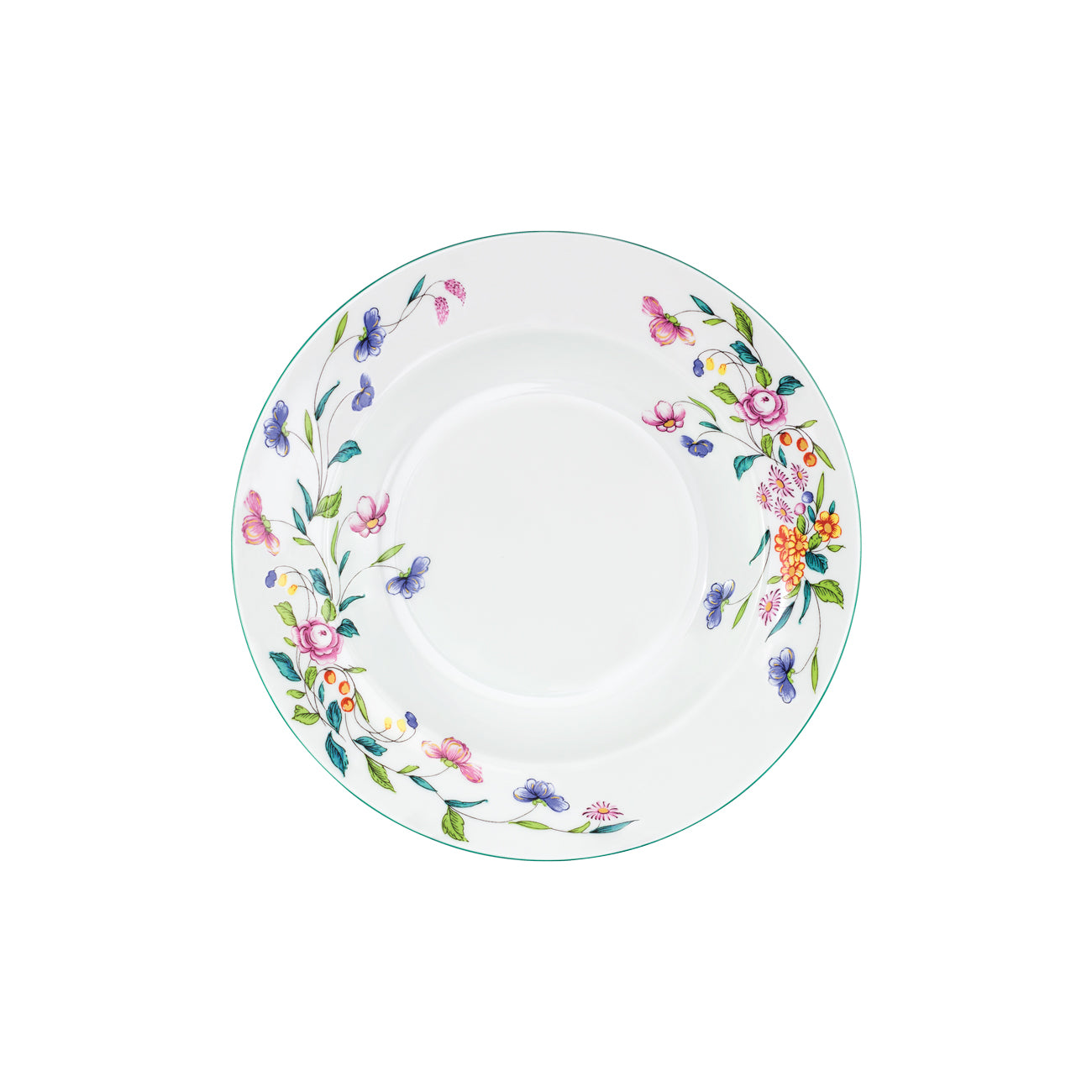 Florence Assiette creuse 23cm - Maison porcel  | Porcelaine