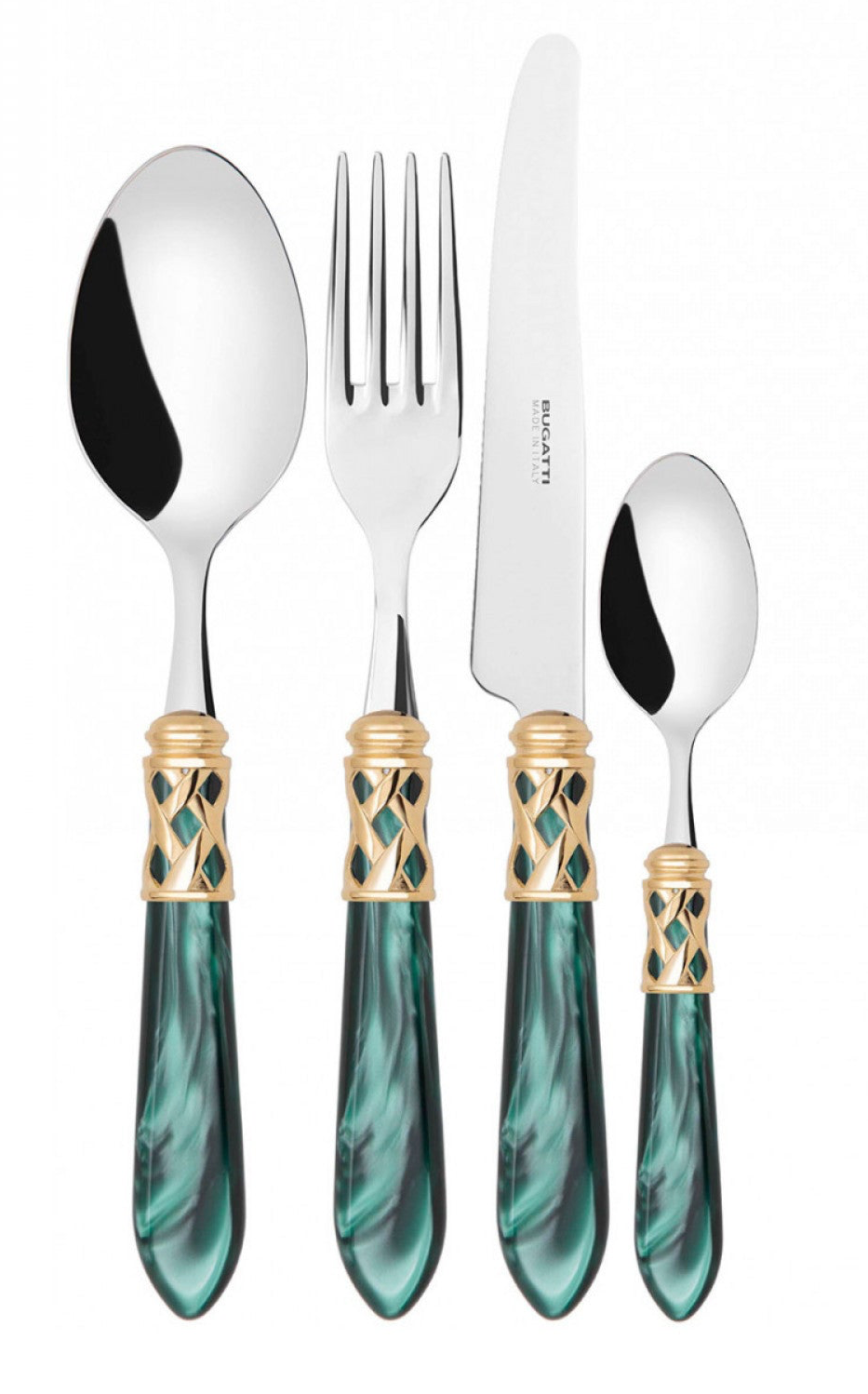 Bugatti Aladdin vert doré - Maison porcel  | Porcelaine