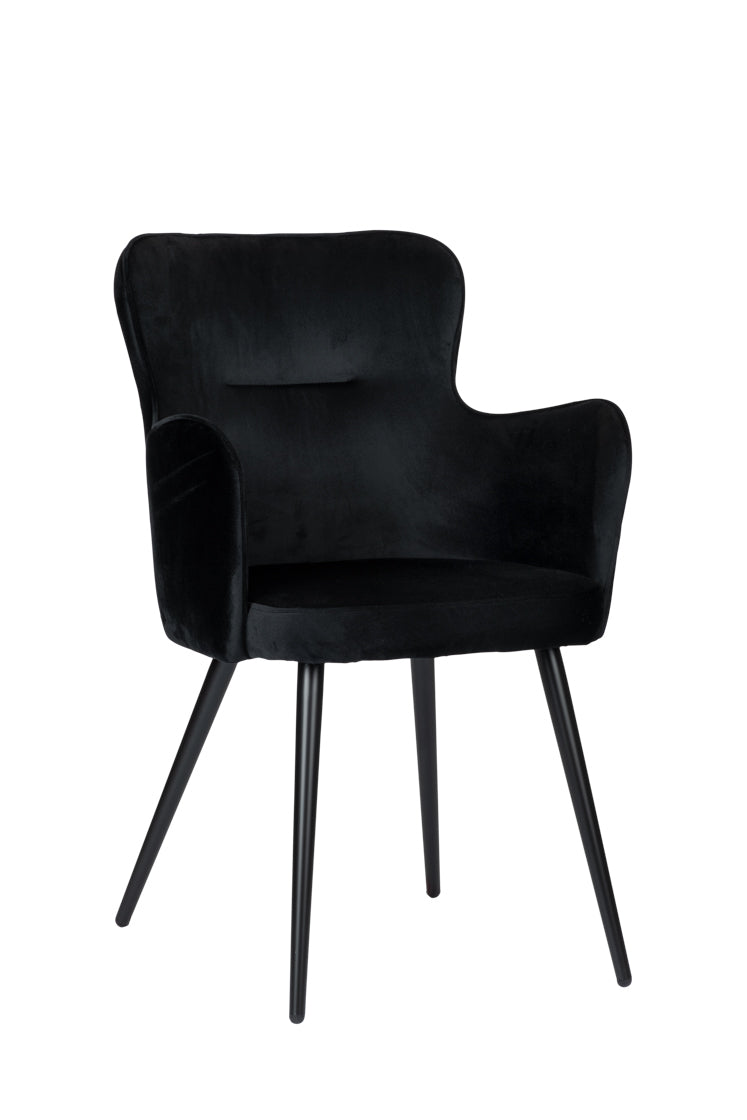 Chaise Bing Noir - Maison porcel  | Porcelaine