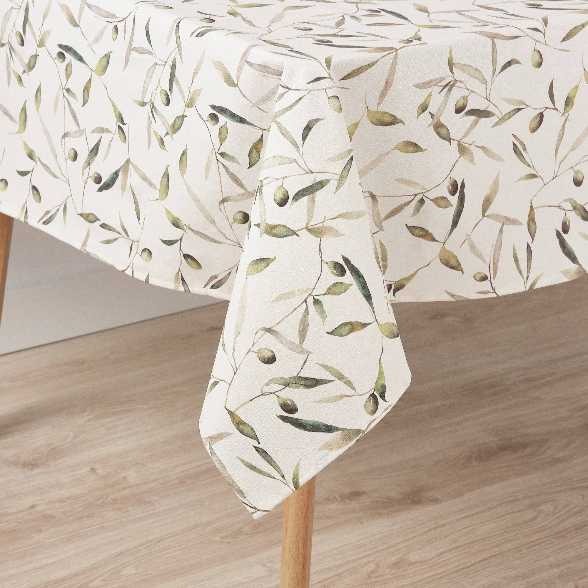 Nappe olivia 100 % coton anti tache
