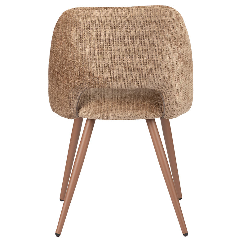 Luma chair in camel fabric