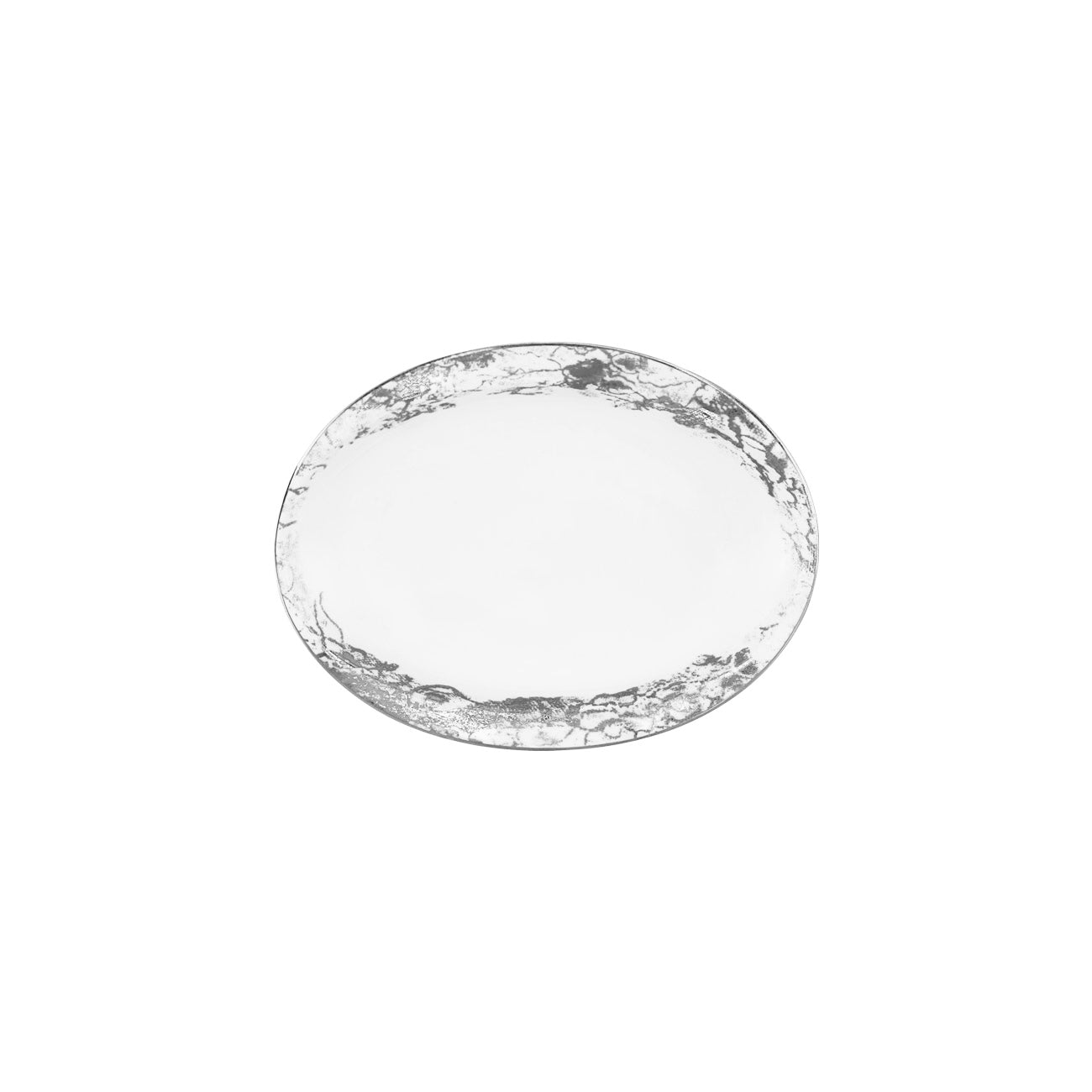 Belle époque argent plat 20cm - Maison porcel  | Porcelaine