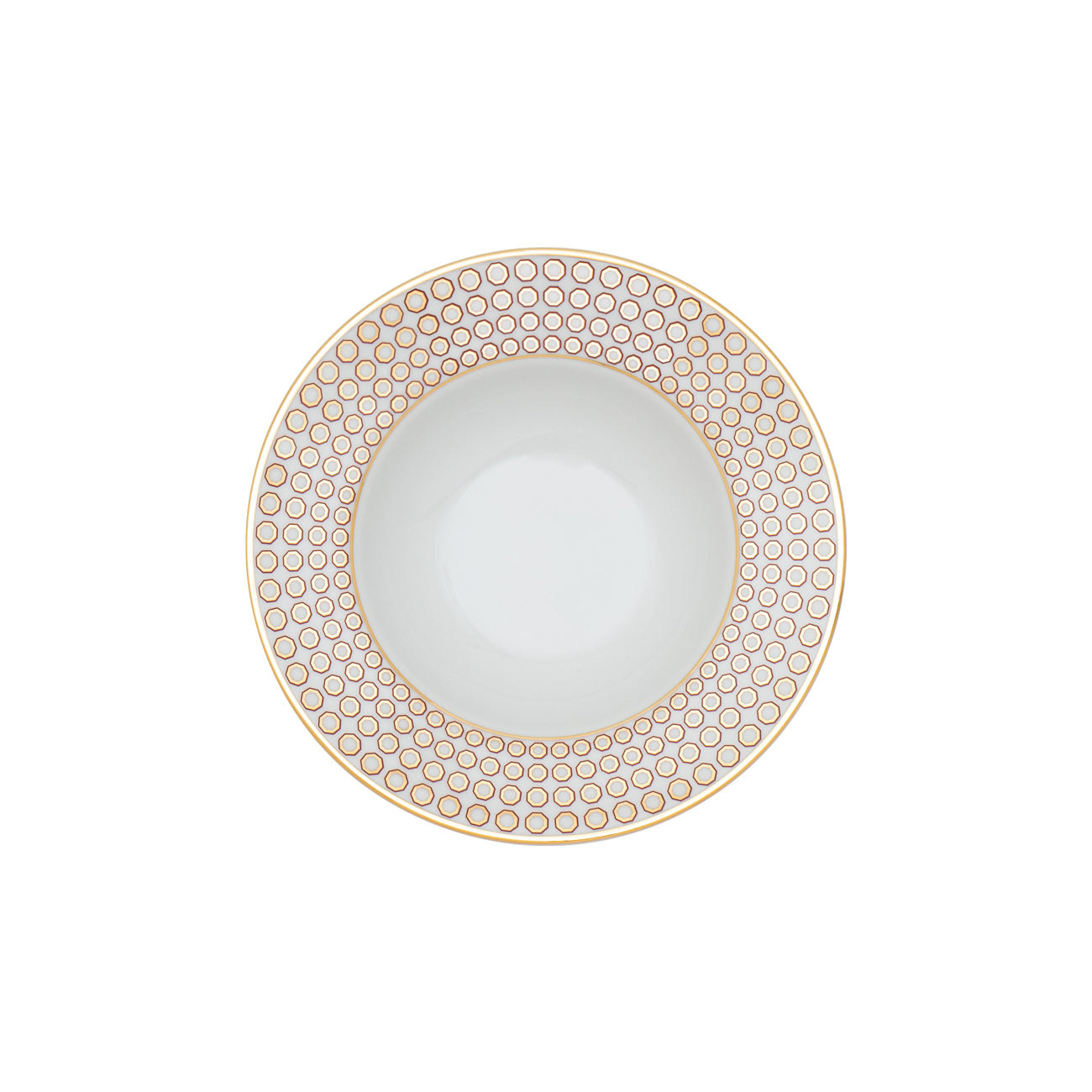 Assiette creuse en porcelaine - Ruby