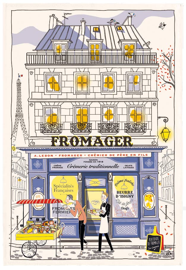 Torchon “Le Fromager français”