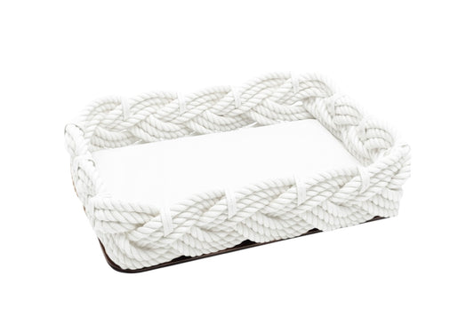 Rectangular tray 37cm white