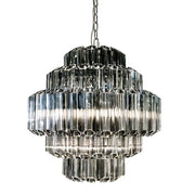 Plafonnier Castelli gris fumé H.83cm - Maison porcel  | Porcelaine