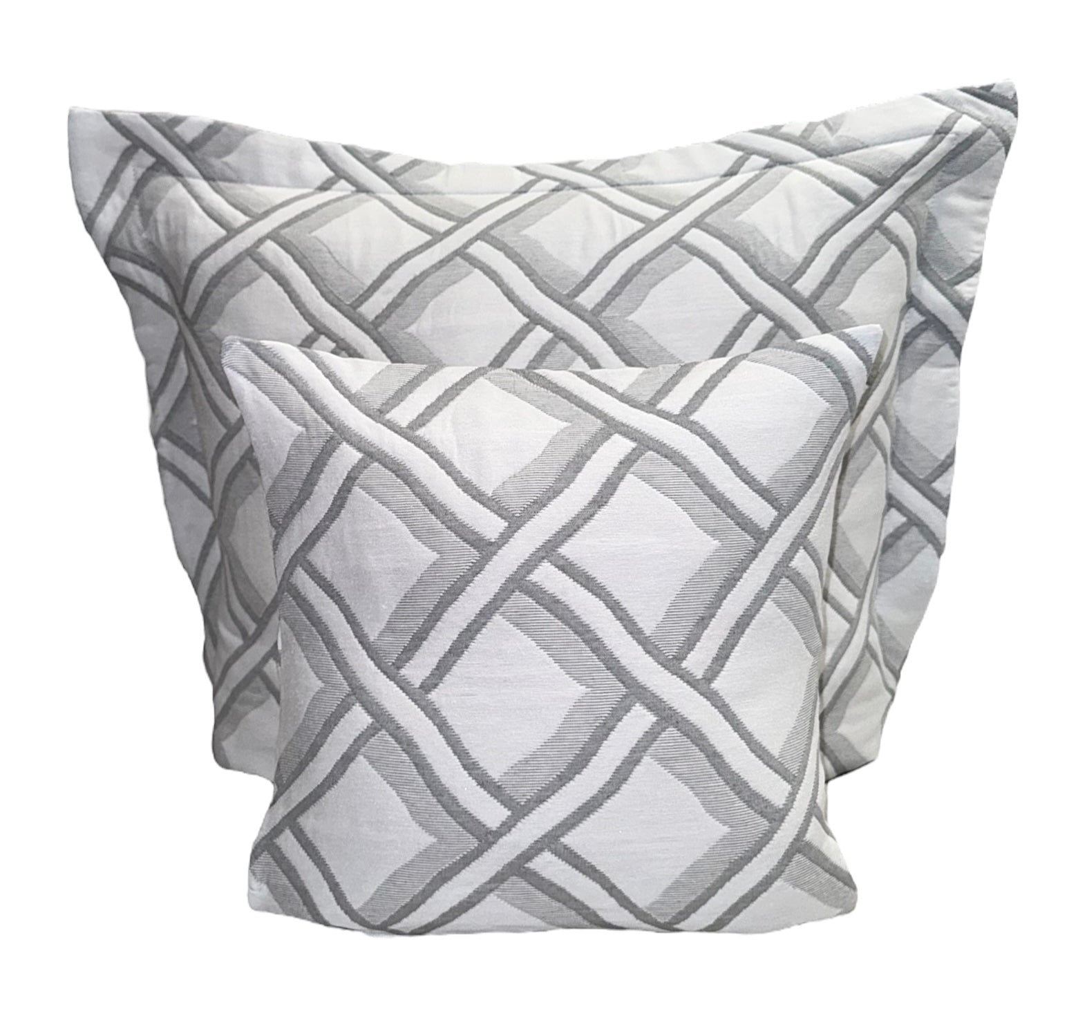Coussin Lorenzo gris - Maison porcel  | Porcelaine