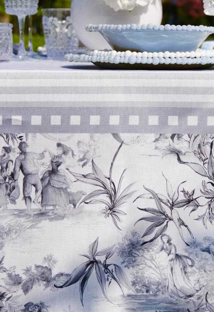 Chemin de table anti tache - joke Aqua