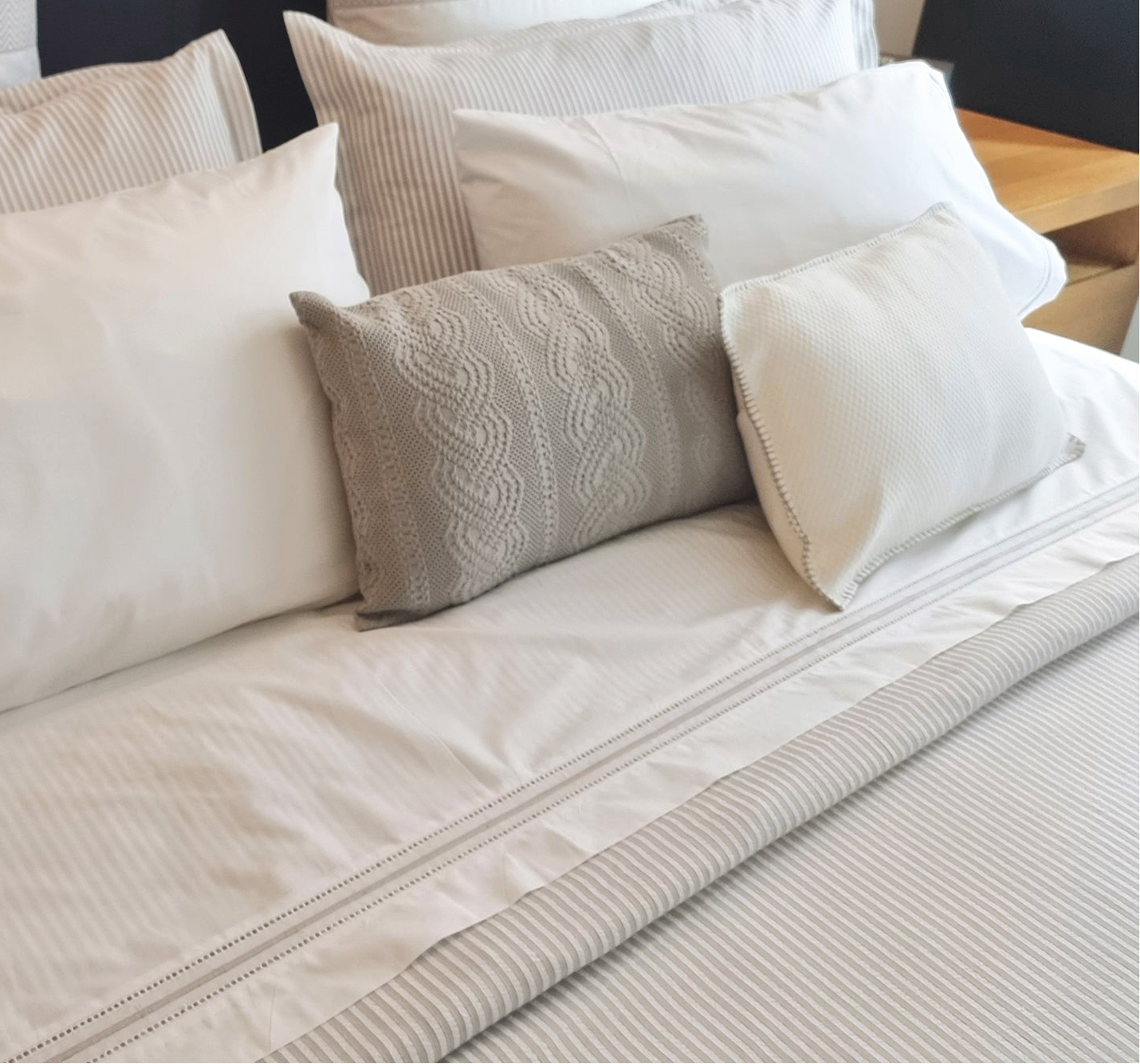 Duvet cover - Oxford Nantes gray