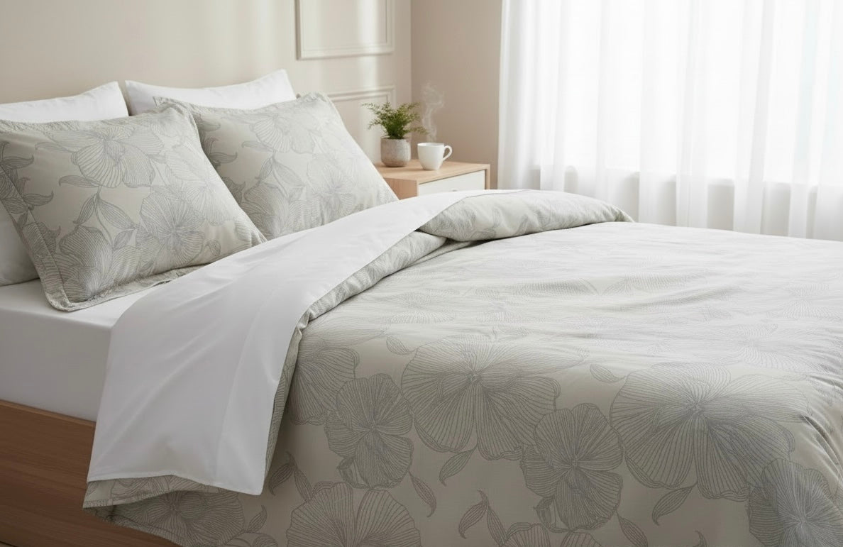 housse de couette - Séduction gris