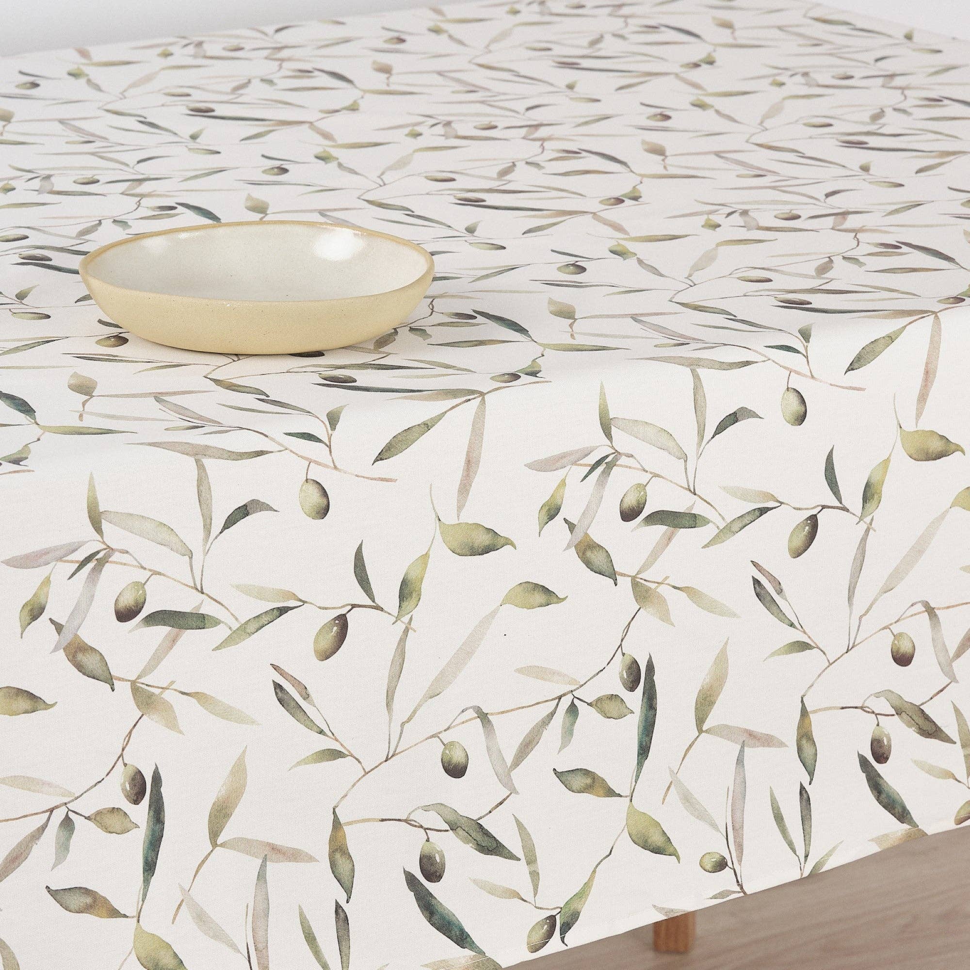 Nappe olivia 100 % coton anti tache