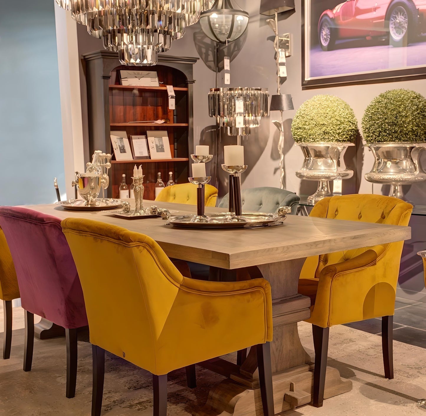 Table à manger Harper - Bois clair blanchie