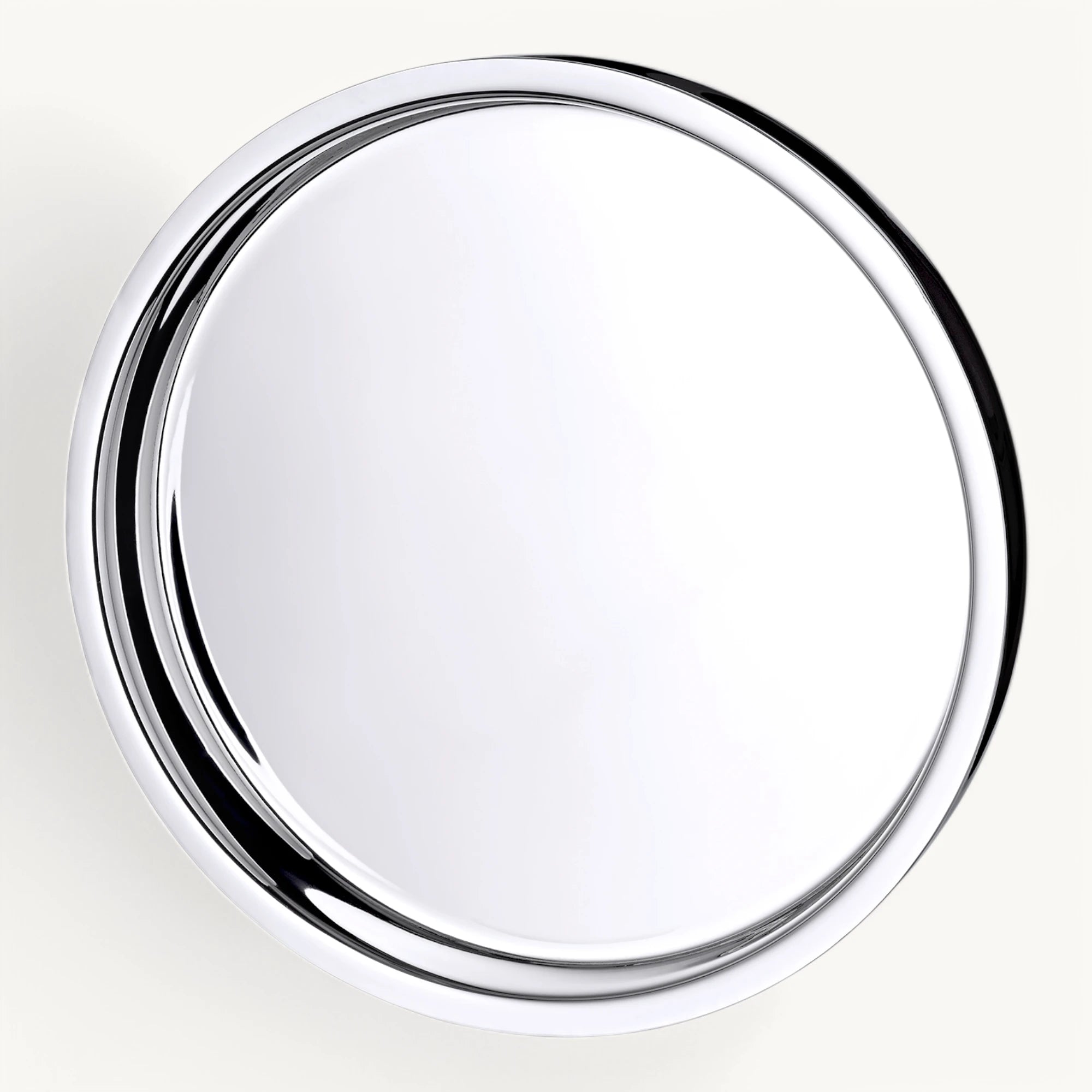 Plateau de Service Alba – Inox Poli Miroir 40 cm