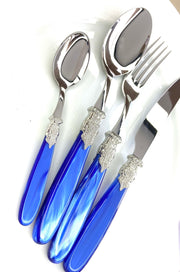 Paris argent bleue foncé - Maison porcel  | Porcelaine