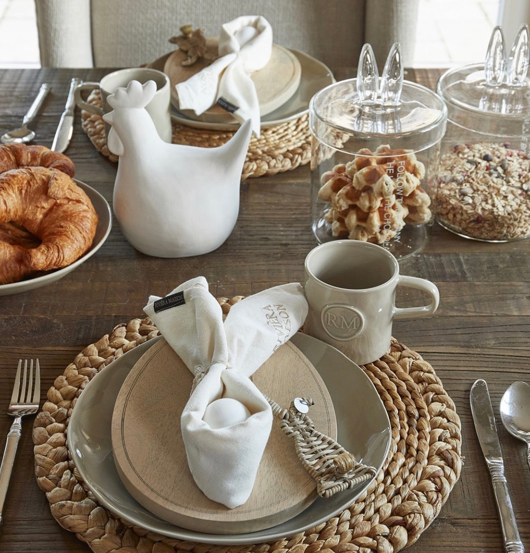 Mug portofino flax M - Beige lin