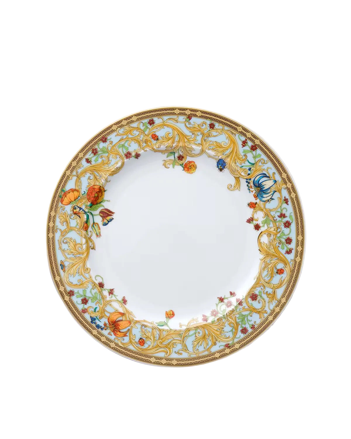 Assiette plate en porcelaine 27cm - Le jardin de Versace