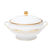 Imperio gold soupière - Maison porcel  | Porcelaine