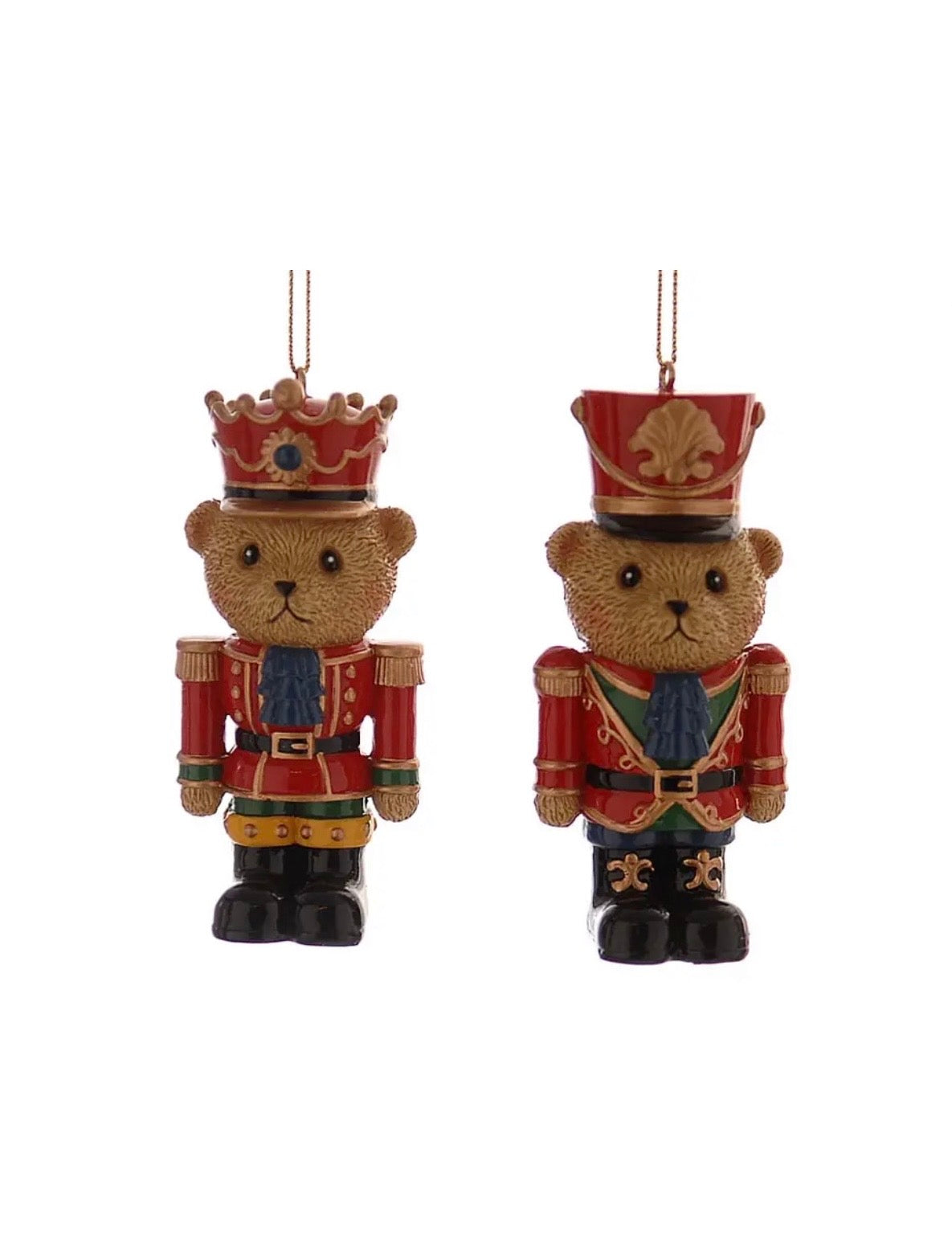 Oursons Soldats de Noël à suspendre