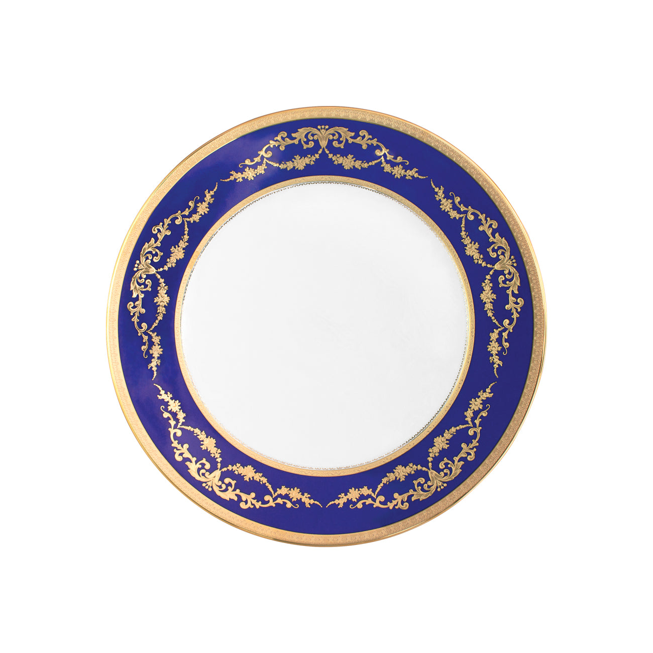 Imperio blue assiette plate 27cm - Maison porcel  | Porcelaine